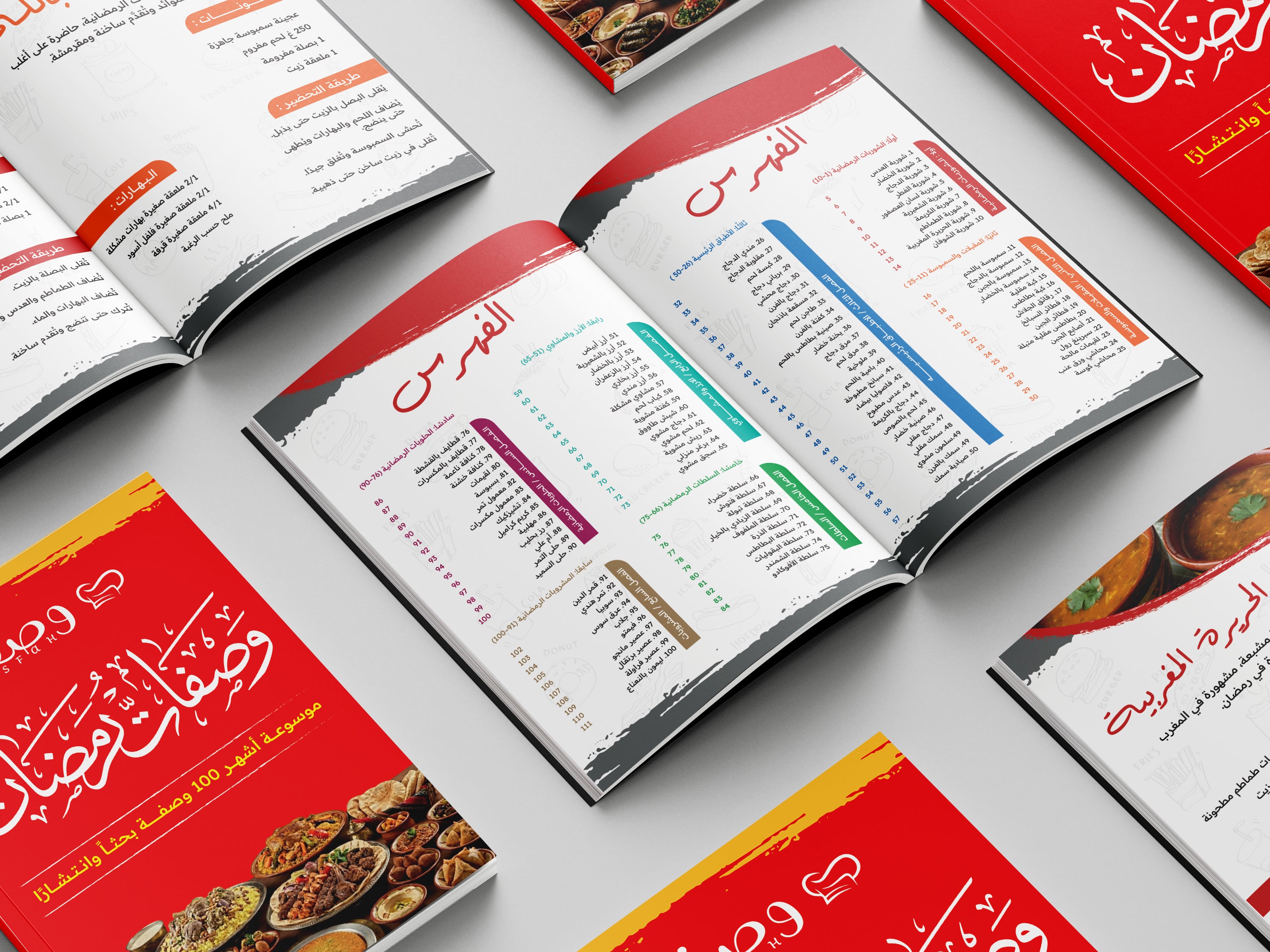 وصفات رمضانية 2026 | 100 وصفة مختارة + خطة سفرة 30 يوم كاملة