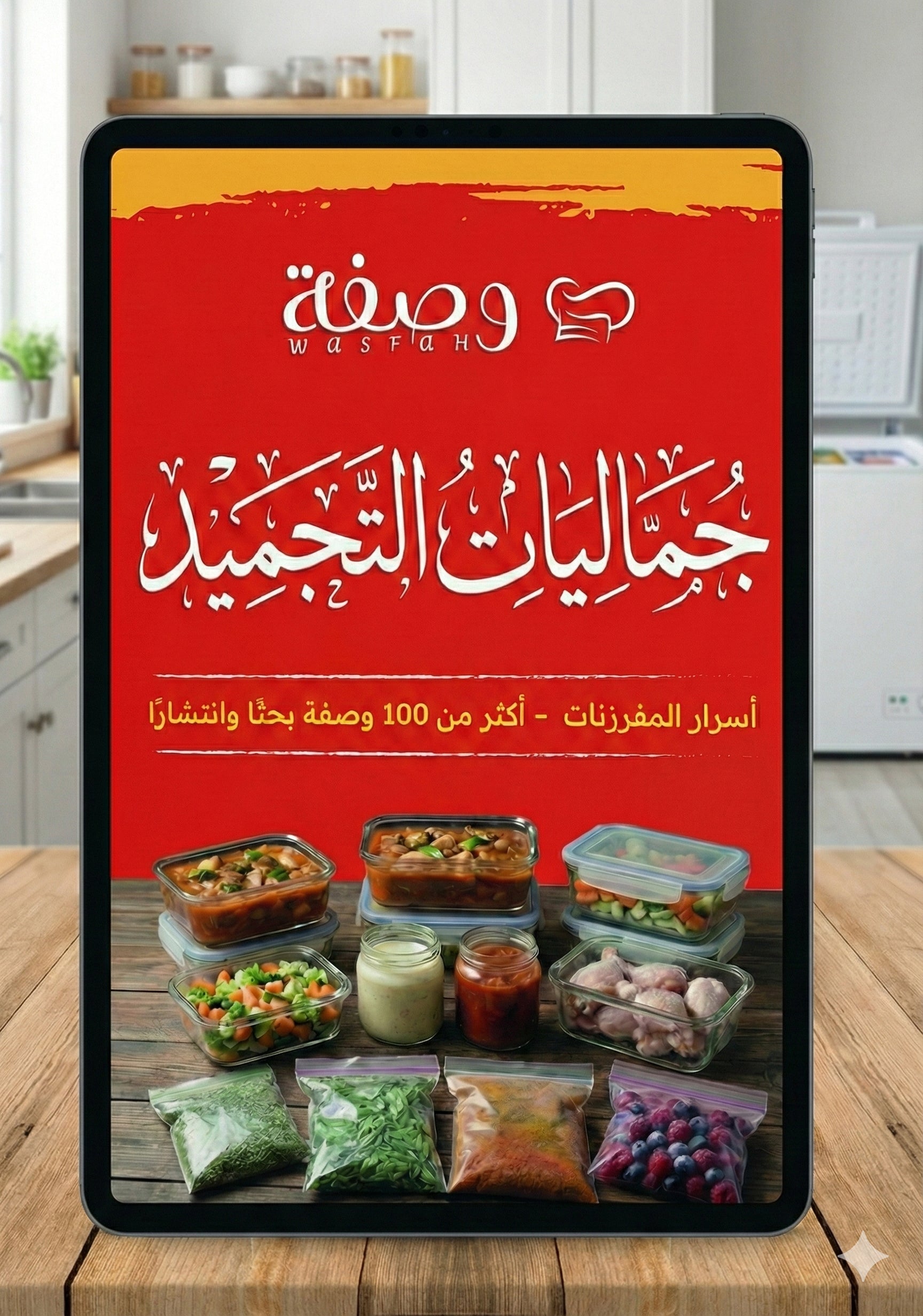 📕 جماليات التجميد | ❄️ أسرار المفرزنات – أكثر من 100 وصفة بحثًا وانتشارًا